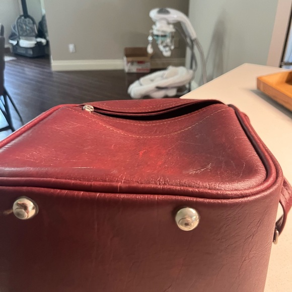 Dionite bag vintage red leather - Picture 3 of 10